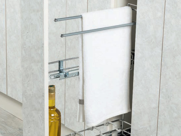 ECO 150mm TOWEL HOLDER WITH TANDEM RAIL