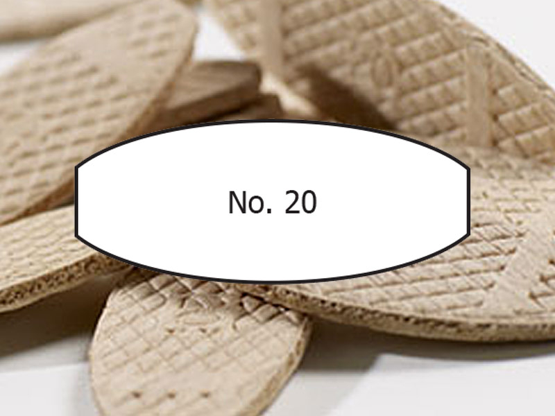 Wooden Biscuits Size 20 Woodworking Machinery, Materials and