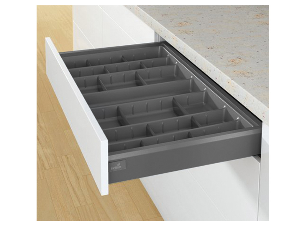 Hettich ArciTech Orga Tray 570 Anthracite Plastic Tray | Woodworking ...