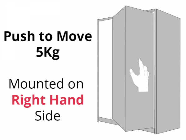 HET WingLine L Push to Move RH 5Kg Set - Light