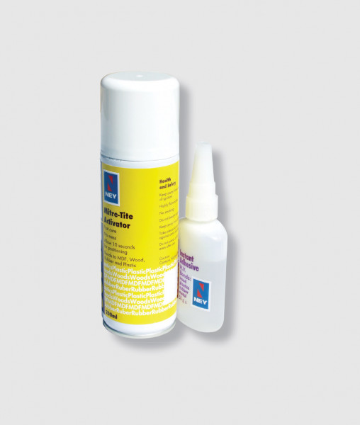 Mitre-Tite Activator and Adhesive Set