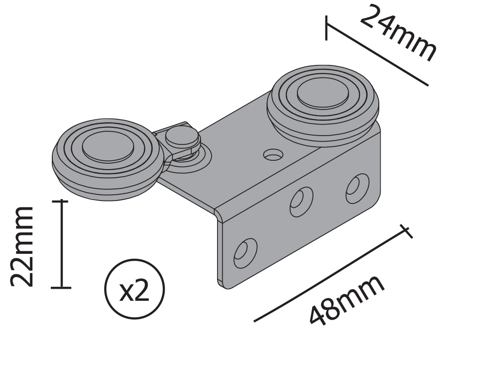 Spring Upper Guide Spring Assisted Steel Upper Guide - Single Door Kit Multi-Omega 50kg ...