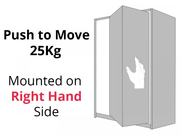 HET WingLine L Push to Move RH 25kg Set - Heavy
