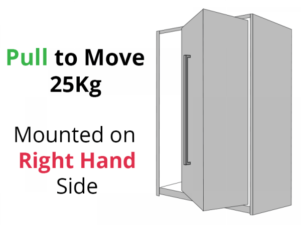 HET WingLine L Pull to Move RH 25kg Set - Heavy