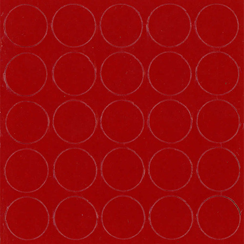 Self Adhesive Caps - 14mm Fiery Red 111