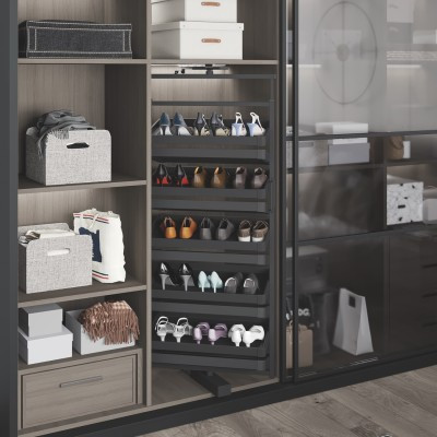 ElitePlus Shoe Rack Larder 2 1910-2110mm Anthracite