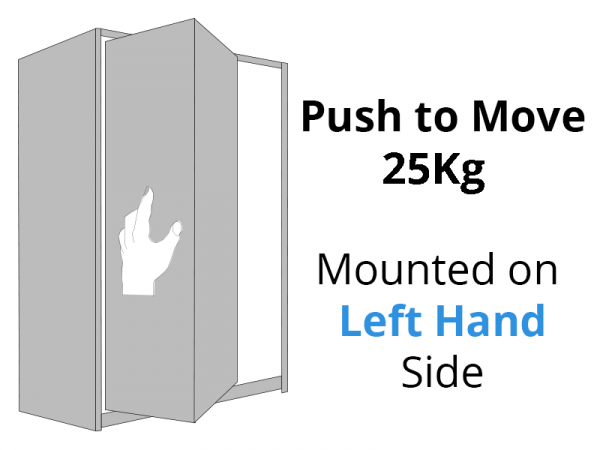 HET WingLine L Push to Move LH 25kg Set - Heavy