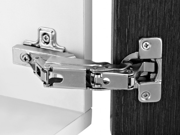 eco 165° Hinge Clip On with integrated soft-closing system - Half Overlay C8mm