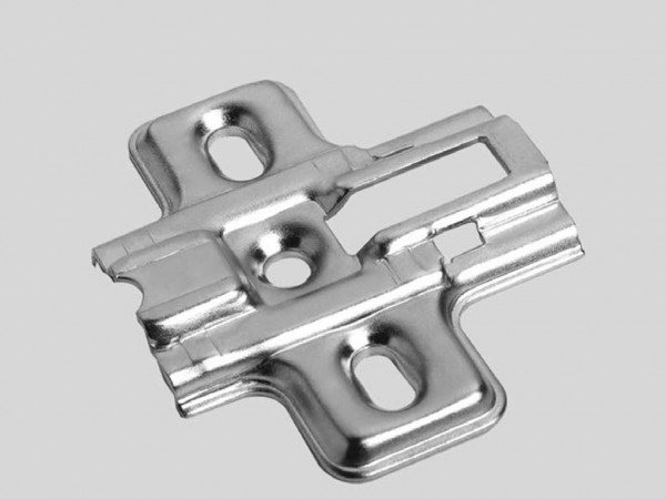 Cruciform Slide On Hinge Plate for 15 and 18mm Board with Euro Screw C7mm