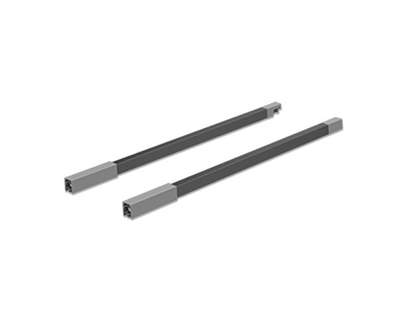 Hettich Atira Square Gallery Rail Anthracite
