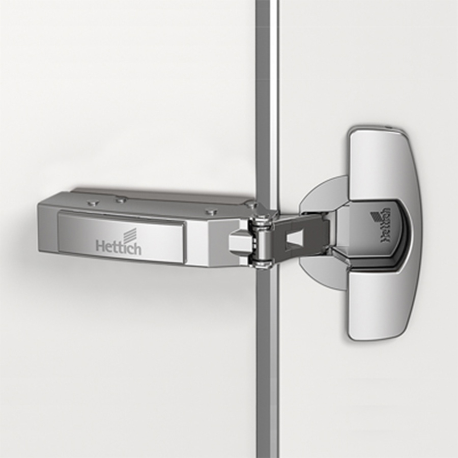 Hettich 110° Sensys 8676 Thin Door Hinge Clip On Push Open Half