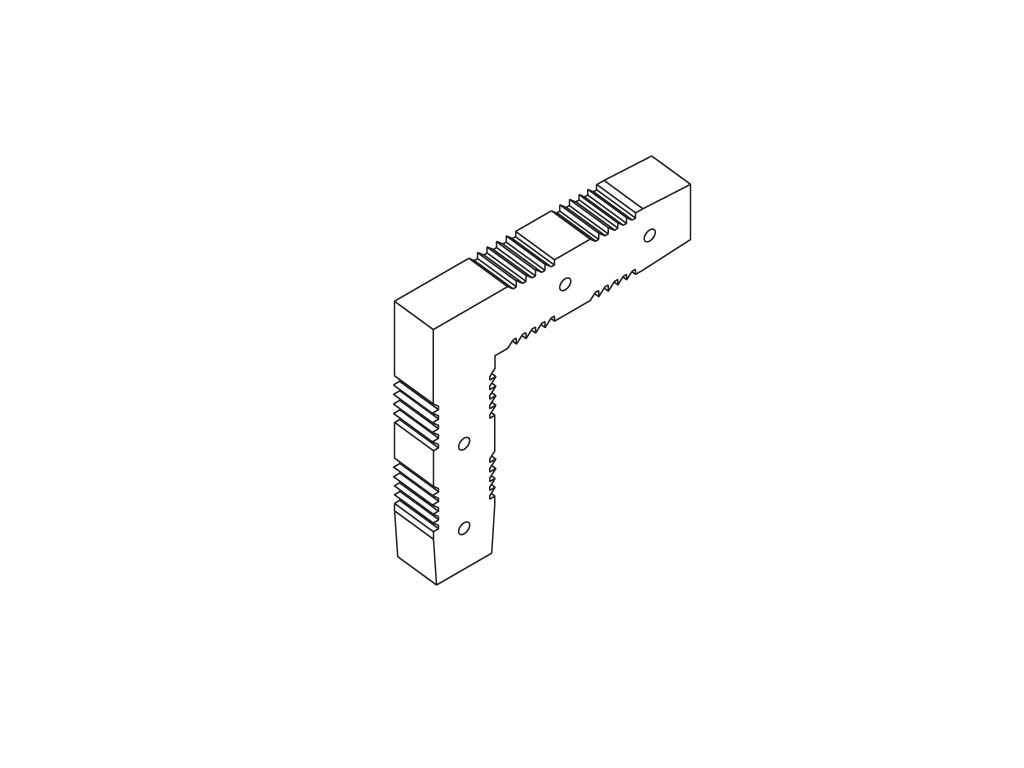 Angle Joint 45º D-Shape | AMS - Modular Storage System | Bedroom ...