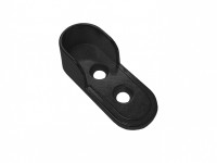 HANGING RAIL END SUPPORT Black (bag of 50 pcs)