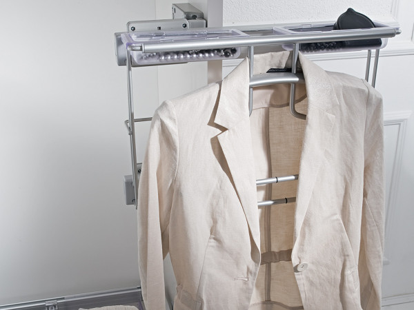 Elite Pull-Out Pivoting Suit Rack